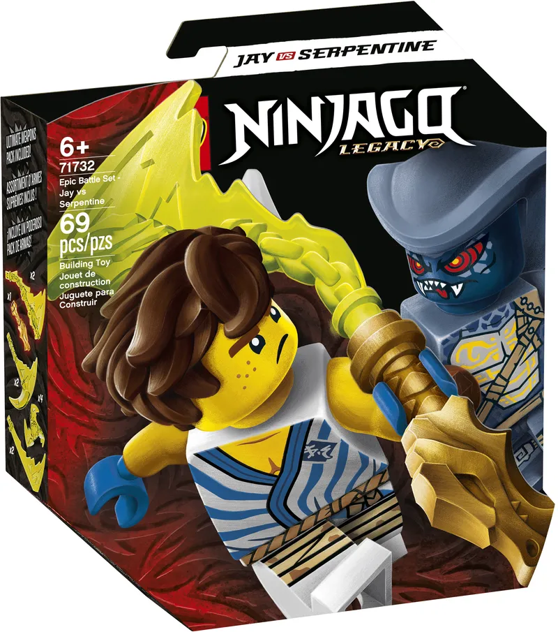 Epic Battle Set - Jay vs. Serpentine van LEGO – productfoto 2 van 8