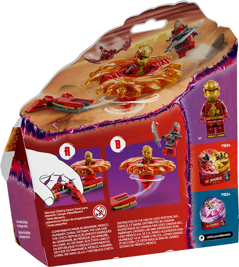 Kai's Spinjitzu drakenspinner van LEGO – productfoto 9 van 9