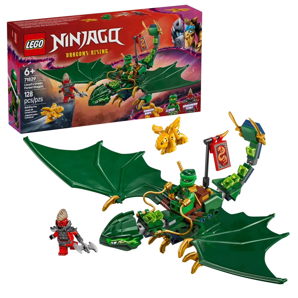 LEGO Lloyd's Green Forest Dragon (71829) - Bild 3