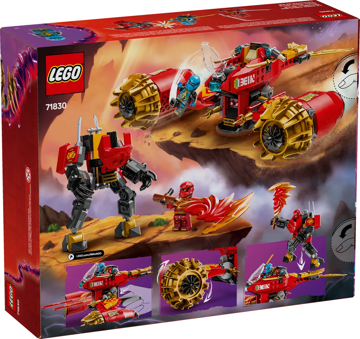 LEGO Kai's Mech Storm Rider (71830) - Bild 9