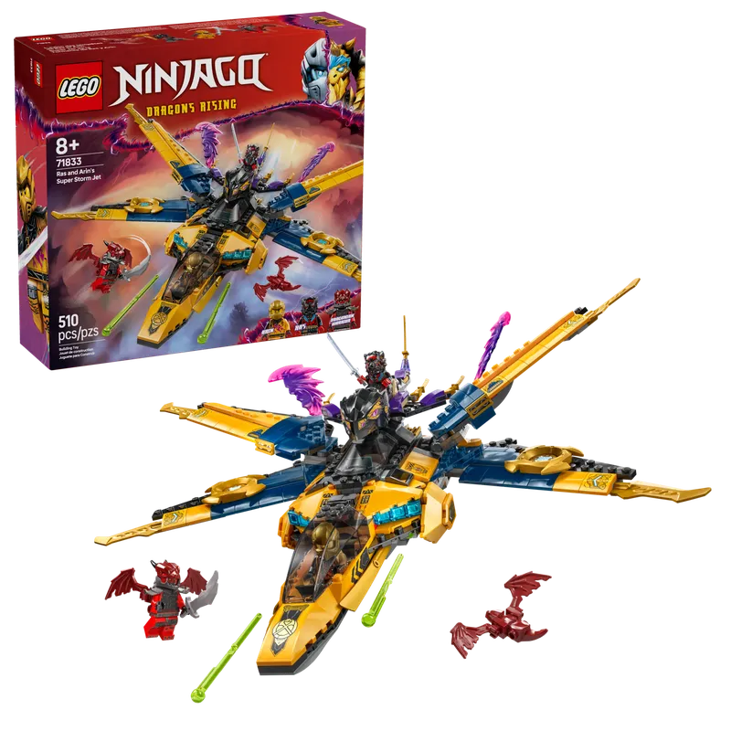 Ras and Arin's Super Storm Jet von LEGO – Produktfoto 9 von 10