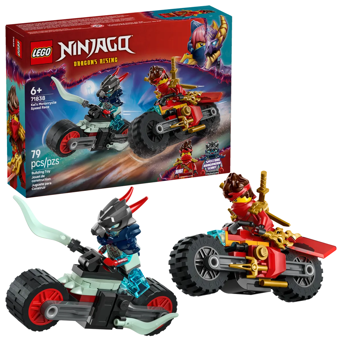 LEGO Kai's Motorcycle Speed Race (71838) - Bild 3