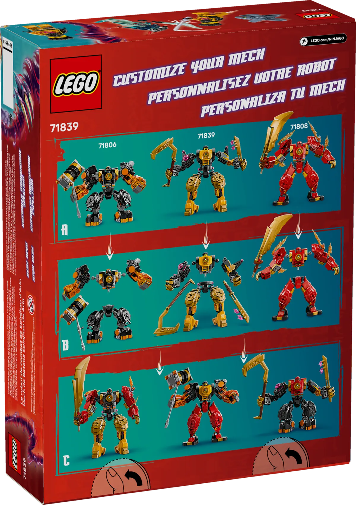 LEGO Arin's Spinjitzu Battle Mech (71839) - afbeelding 9
