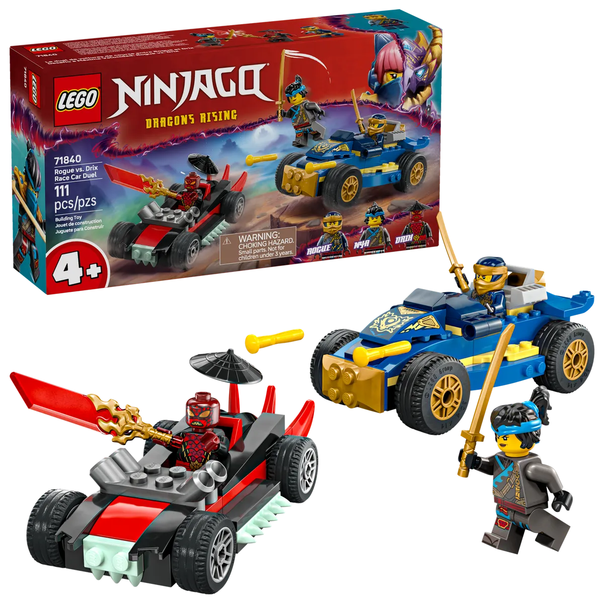 LEGO Rogue vs. Drix Race Car Duel (71840) - Bild 5