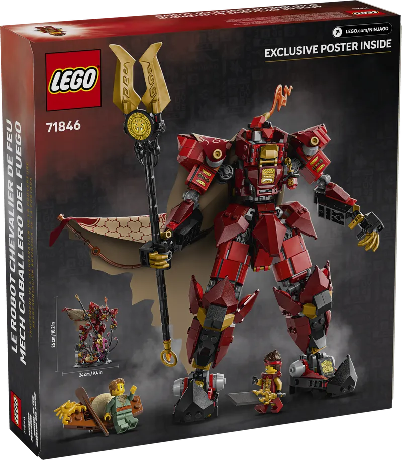 The Fire Knight Mech de LEGO – photo du produit 9 sur 12