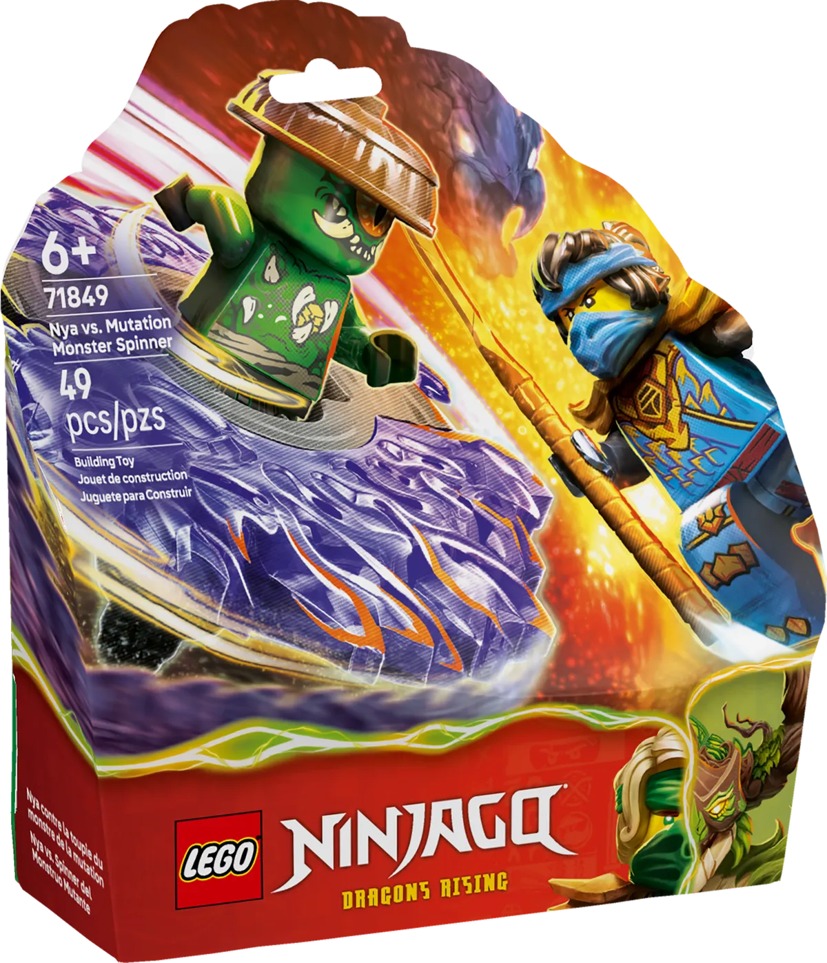 LEGO Nya vs. Mutation Monster Spinner (71849) - Bild 1