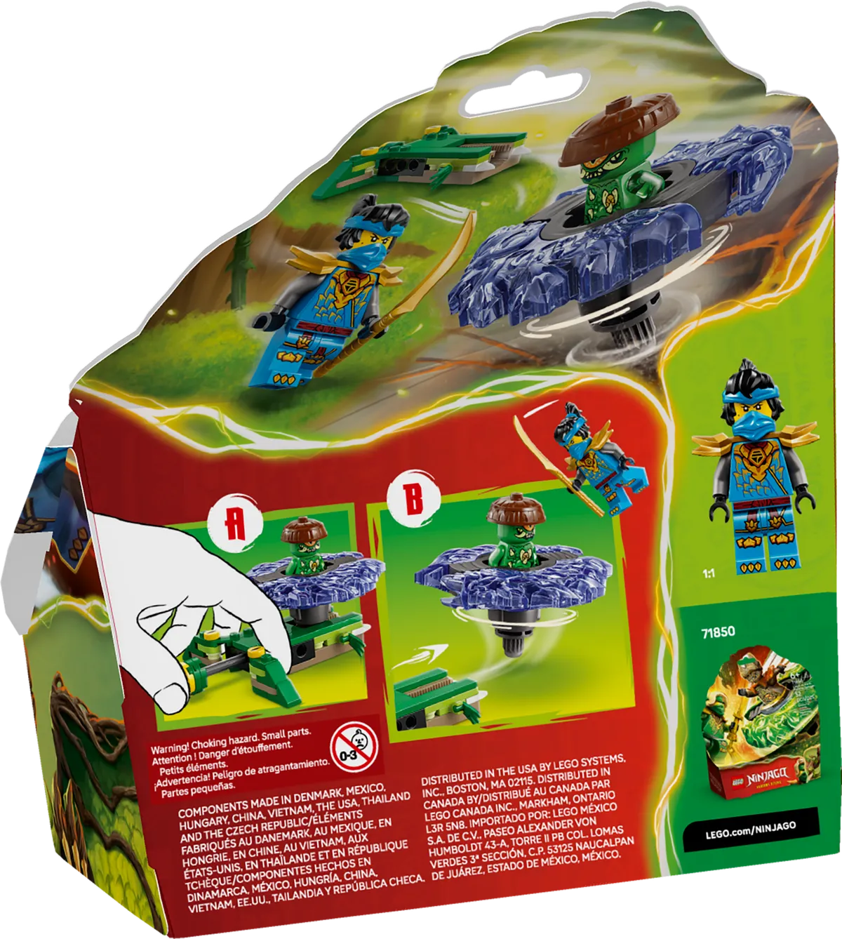 LEGO Nya vs. Mutation Monster Spinner (71849) - Bild 8