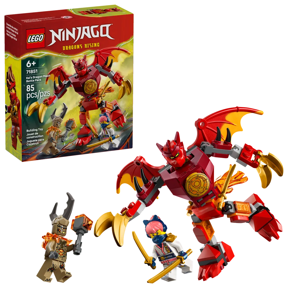 LEGO Kai's Dragon Mech Battle Pack (71851) - Bild 1