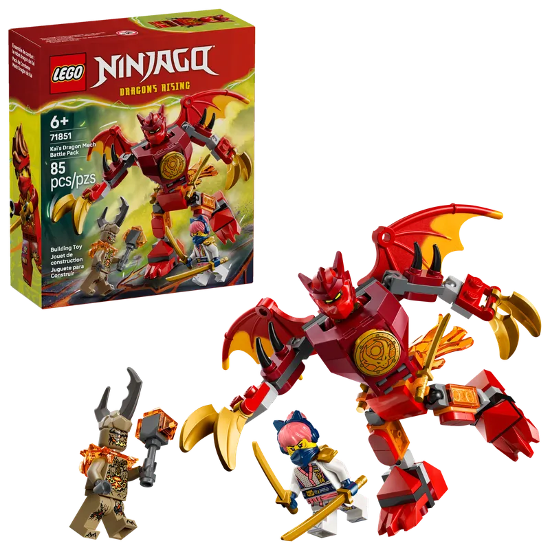 Kai's Dragon Mech Battle Pack fra LEGO – produktbillede 2 af 7