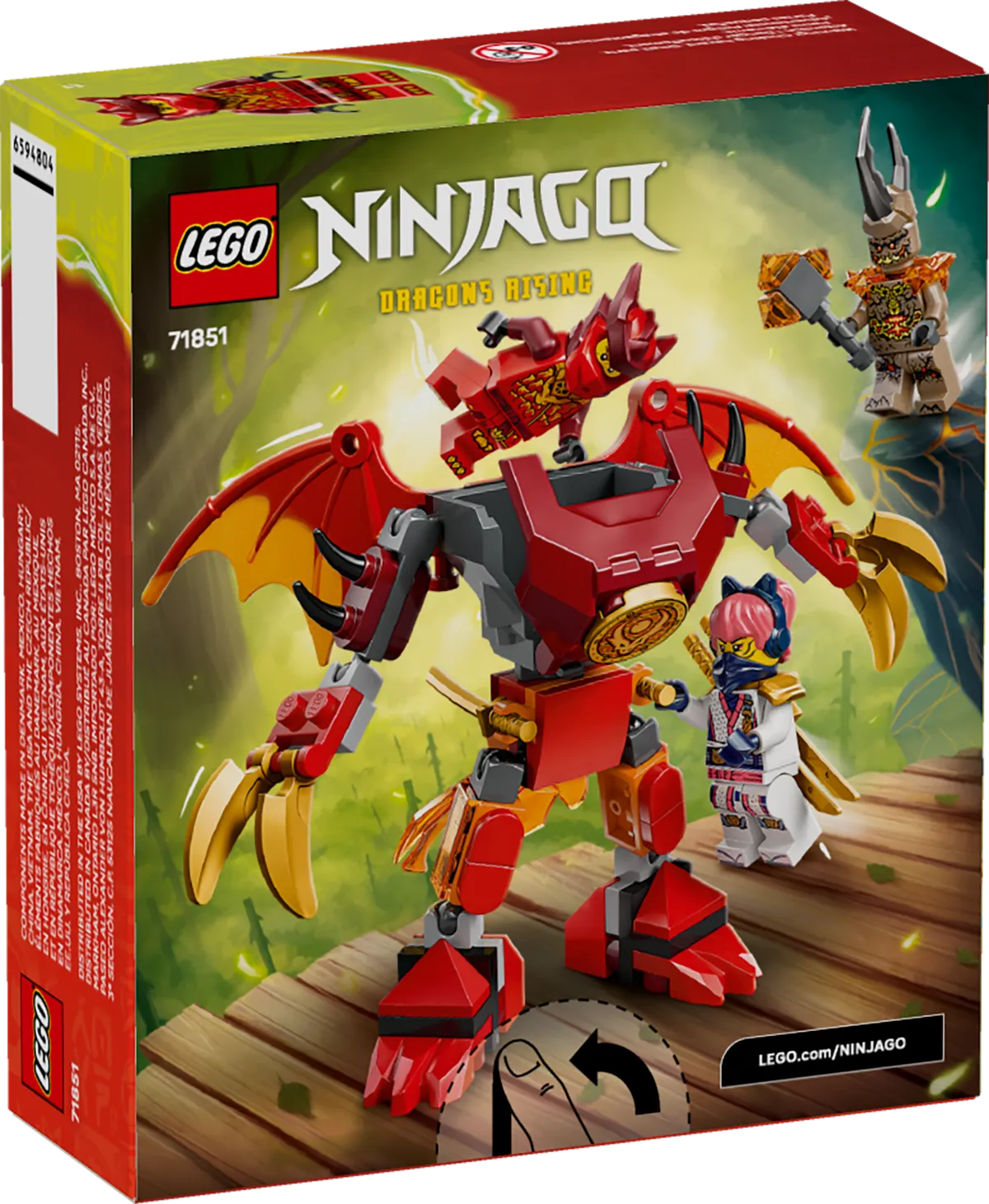 LEGO Kai's Dragon Mech Battle Pack (71851) - Bild 6