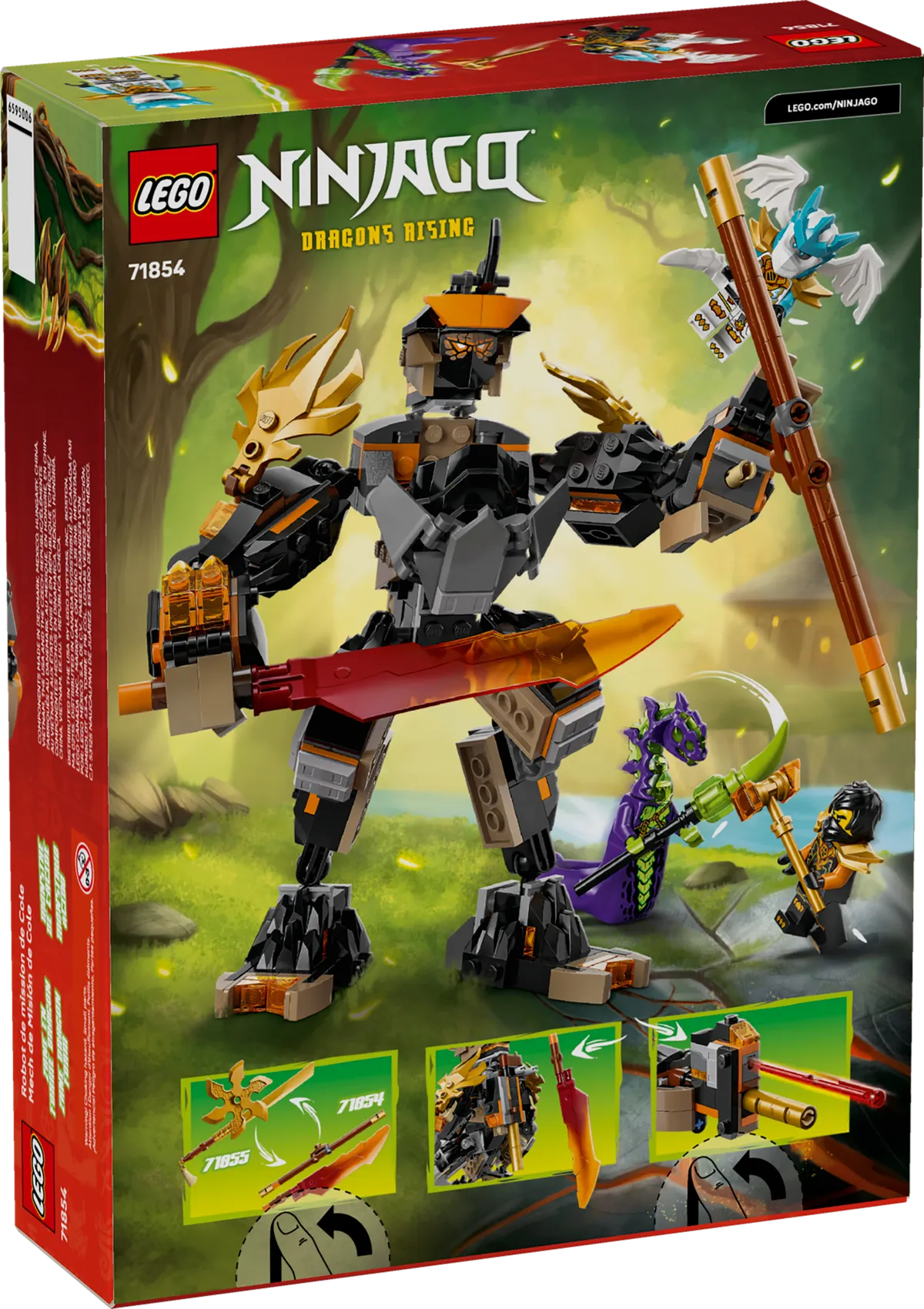 LEGO Cole's Mission Mech & Dragon Zane (71854) - Bild 10