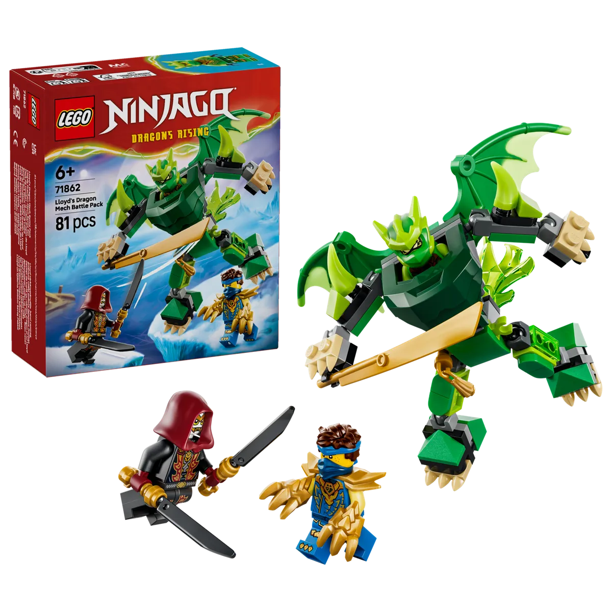 LEGO Lloyd's Dragon Mech Battle Pack (71862) - Bild 2