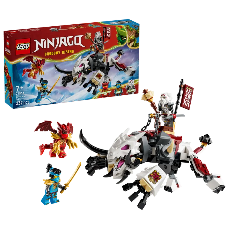 Zilvar and Grimtak the Dragon Beast von LEGO – Produktfoto 2 von 11