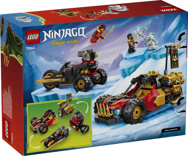 Kai and Cole's Combiner Vehicles de LEGO – photo du produit 11 sur 11