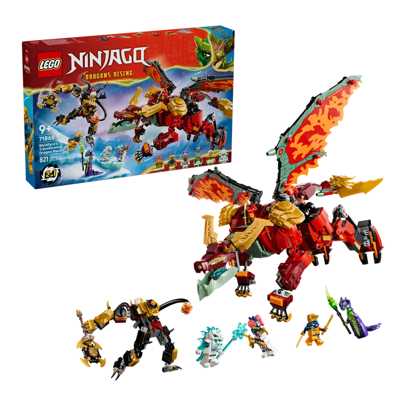 Wyldfyre's Transforming Dragon Mech