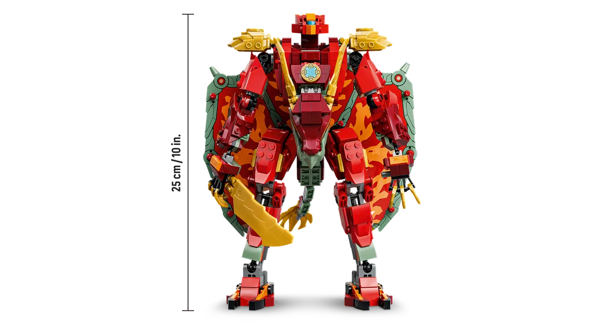 LEGO Wyldfyre's Transforming Dragon Mech (71868) - Bild 4