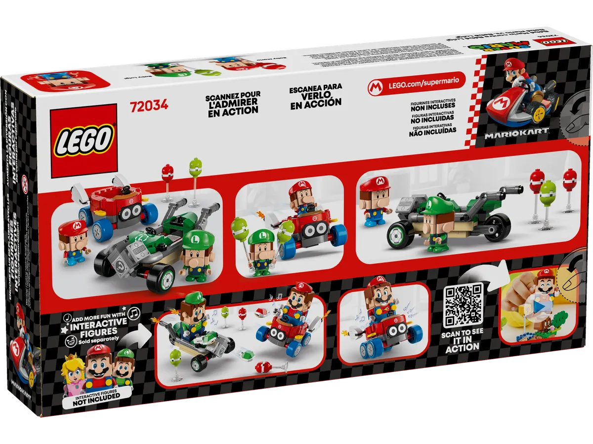 LEGO Mario Kart™ – Baby Mario vs. Baby Luigi (72034) - afbeelding 9