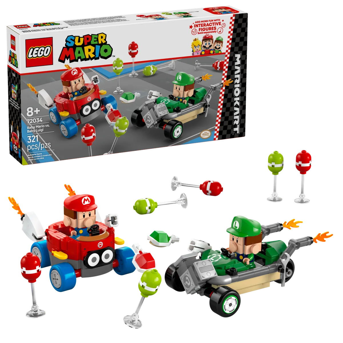 LEGO Mario Kart™ – Baby Mario vs. Baby Luigi (72034) - afbeelding 6