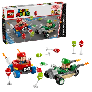 Mario Kart™ – Baby Mario vs. Baby Luigi från LEGO – produktbild 2 av 10