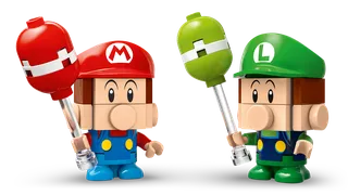 Mario Kart™ – Baby Mario vs. Baby Luigi från LEGO – produktbild 3 av 10