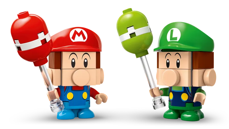 Mario Kart™ – Baby Mario vs. Baby Luigi från LEGO – produktbild 3 av 10