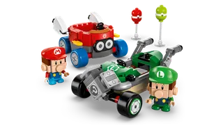 Mario Kart™ – Baby Mario vs. Baby Luigi från LEGO – produktbild 5 av 10