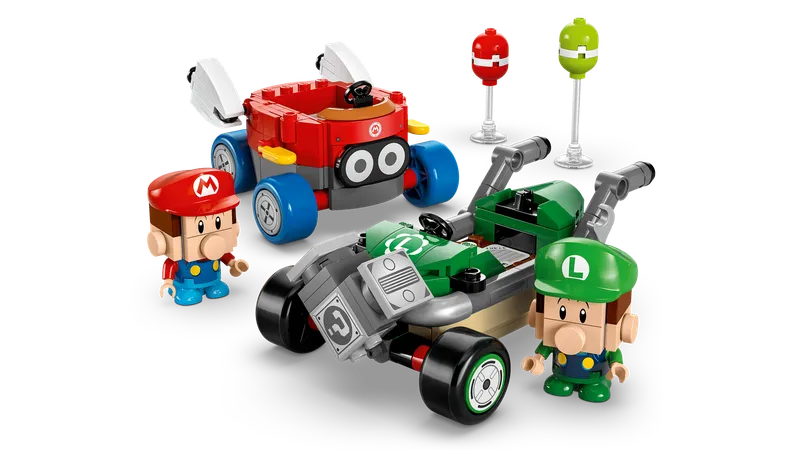 Mario Kart™ – Baby Mario vs. Baby Luigi från LEGO – produktbild 5 av 10