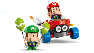 Mario Kart™ – Baby Mario vs. Baby Luigi från LEGO – produktbild 6 av 10