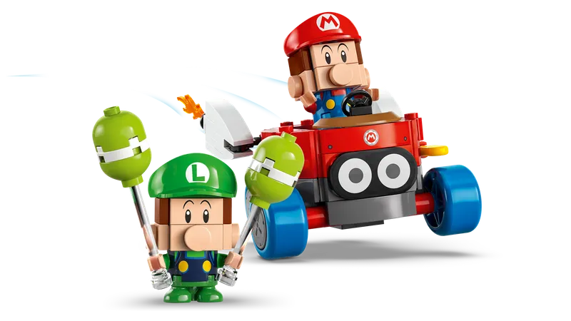 LEGO 72034 Mario Kart™ - Baby Mario vs. Baby Luigi detail image