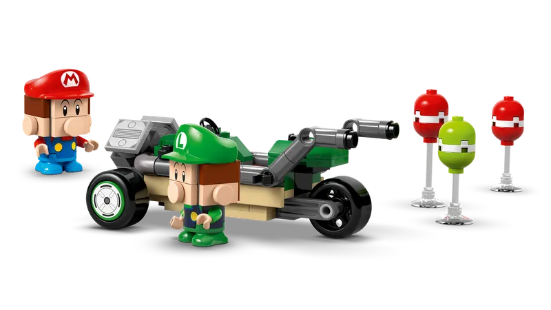 Mario Kart™ – Baby Mario vs. Baby Luigi från LEGO – produktbild 7 av 10