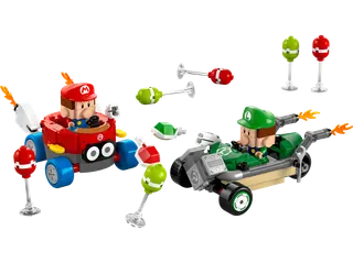 Mario Kart™ – Baby Mario vs. Baby Luigi från LEGO – produktbild 1 av 10