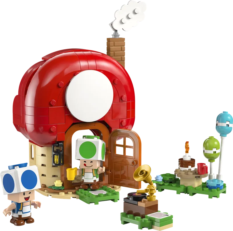 LEGO 72041 Toads huisfeestje, 276 stenen