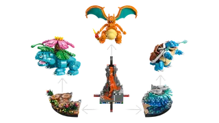 Venusaur, Charizard and Blastoise fra LEGO – produktbillede 5 af 23
