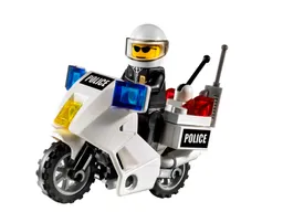 LEGO Police Motorcycle (Black Sticker Version) (7235)