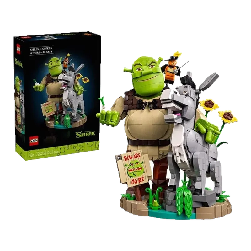 Shrek, Donkey & Puss in Boots