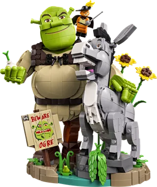 Shrek, Donkey & Puss in Boots de LEGO – photo du produit 1 sur 15