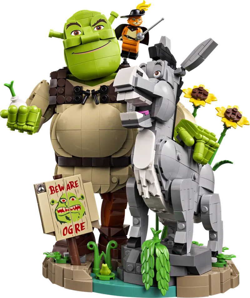 Shrek, Donkey & Puss in Boots
