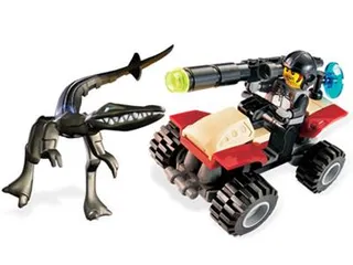 Street Sprinter vs. Mutant Lizard von LEGO – Produktfoto