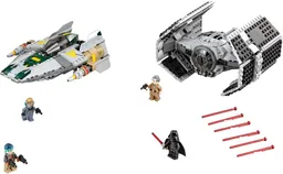 LEGO Vader's TIE Advanced vs. A-wing Starfighter (75150)