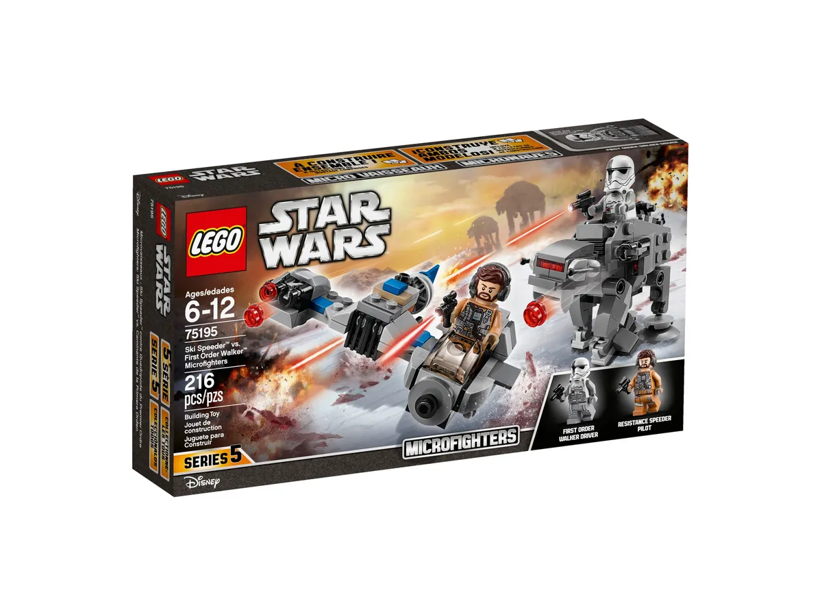 LEGO Ski Speeder™ vs. First Order Walker™ Microfighters (75195) - Bild 1