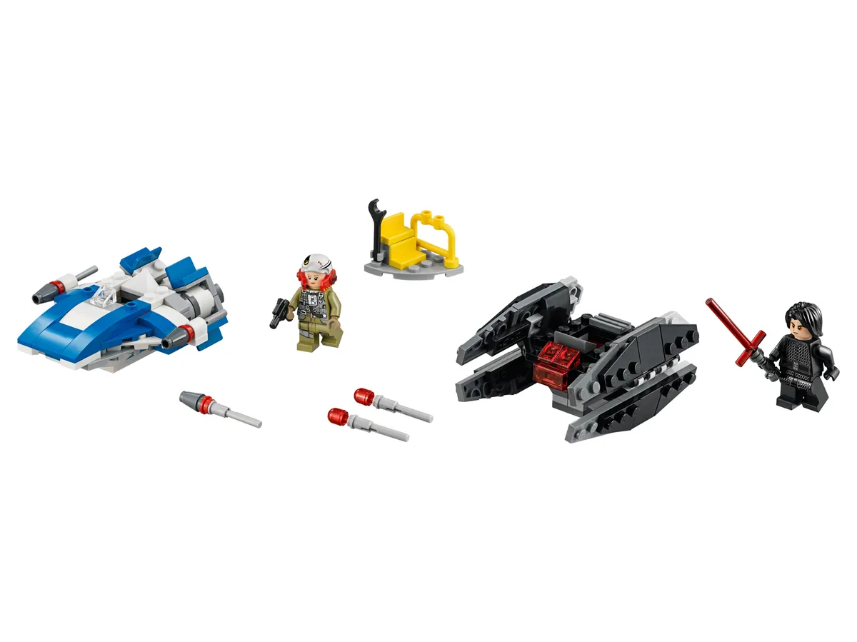 LEGO A-Wing™ vs. TIE Silencer™ Microfighters (75196)