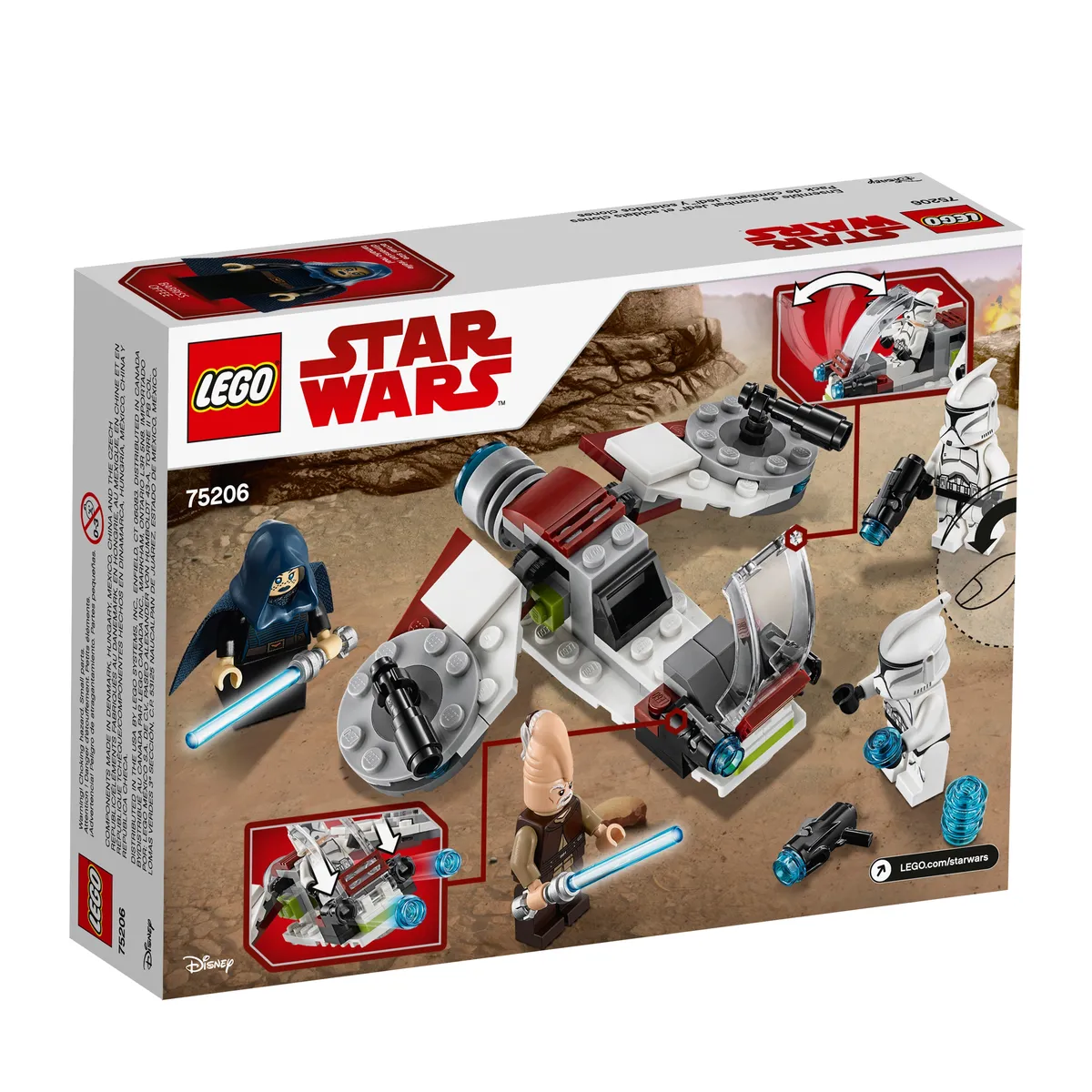 LEGO Jedi™ and Clone Troopers™ Battle Pack (75206) - Bild 4