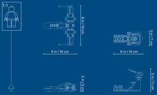 X-Wing Starfighter™ Trench Run från LEGO – produktbild 10 av 10