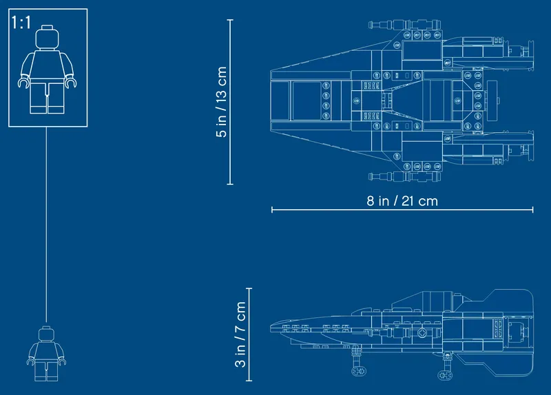 Resistance A-Wing Starfighter™ van LEGO – productfoto 9 van 9
