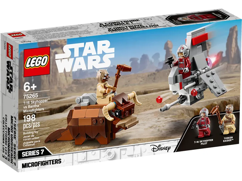 T-16 Skyhopper™ vs Bantha™ Microfighters de LEGO – photo du produit 2 sur 9