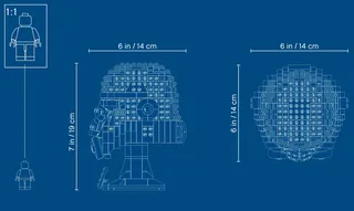 Stormtrooper™ Helmet van LEGO – productfoto 11 van 11