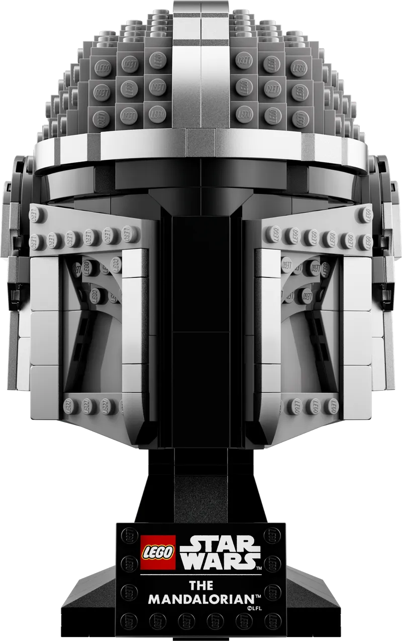 LEGO 75328 The Mandalorian Helmet detail image
