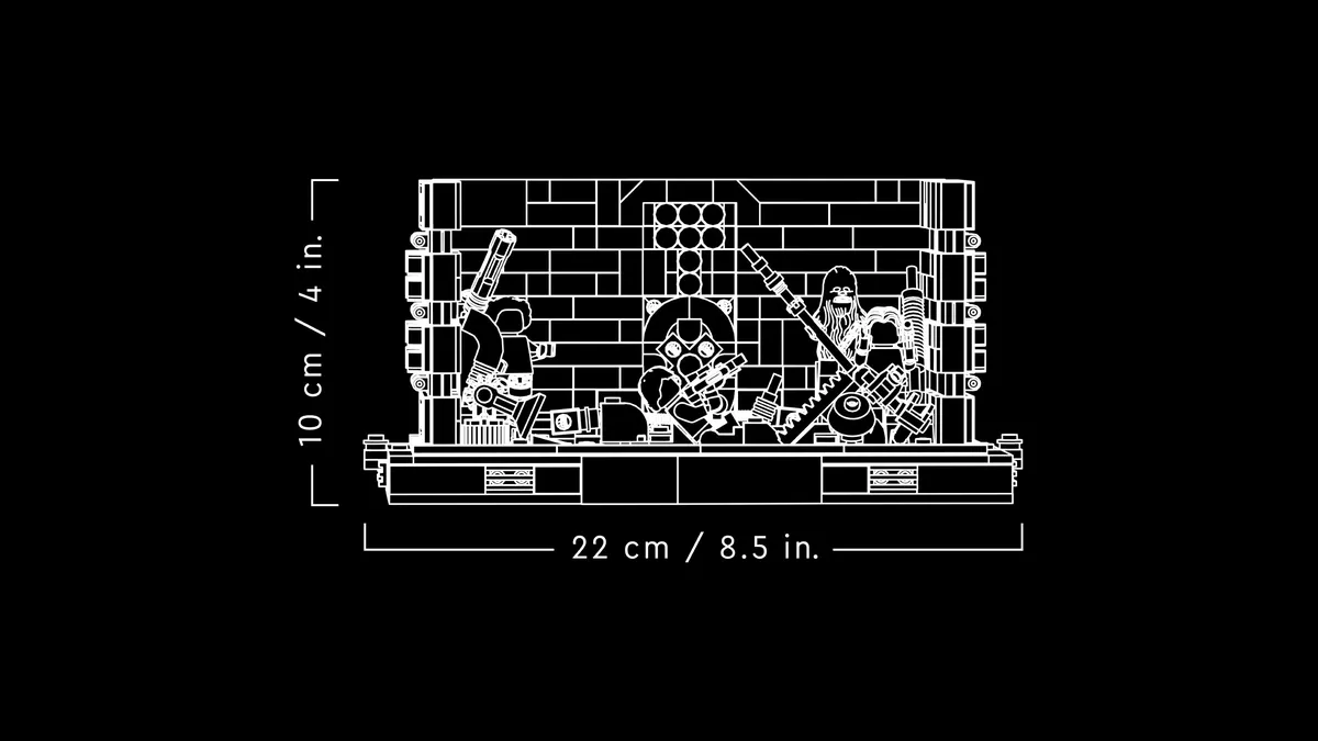 LEGO Death Star™ Trash Compactor Diorama (75339) - image 6