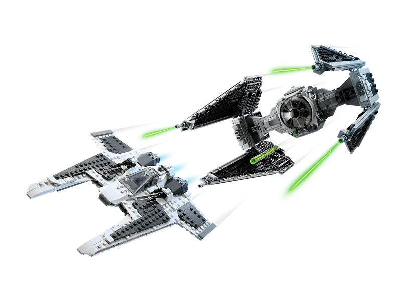 Mandalorian Fang Fighter vs. TIE Interceptor™ de LEGO – photo du produit 3 sur 7