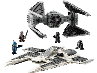 Mandalorian Fang Fighter vs. TIE Interceptor™ de LEGO – photo du produit 1 sur 7